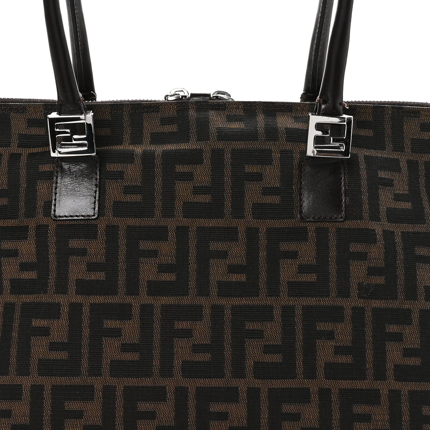 Zucca Top Handle Tote Tobacco