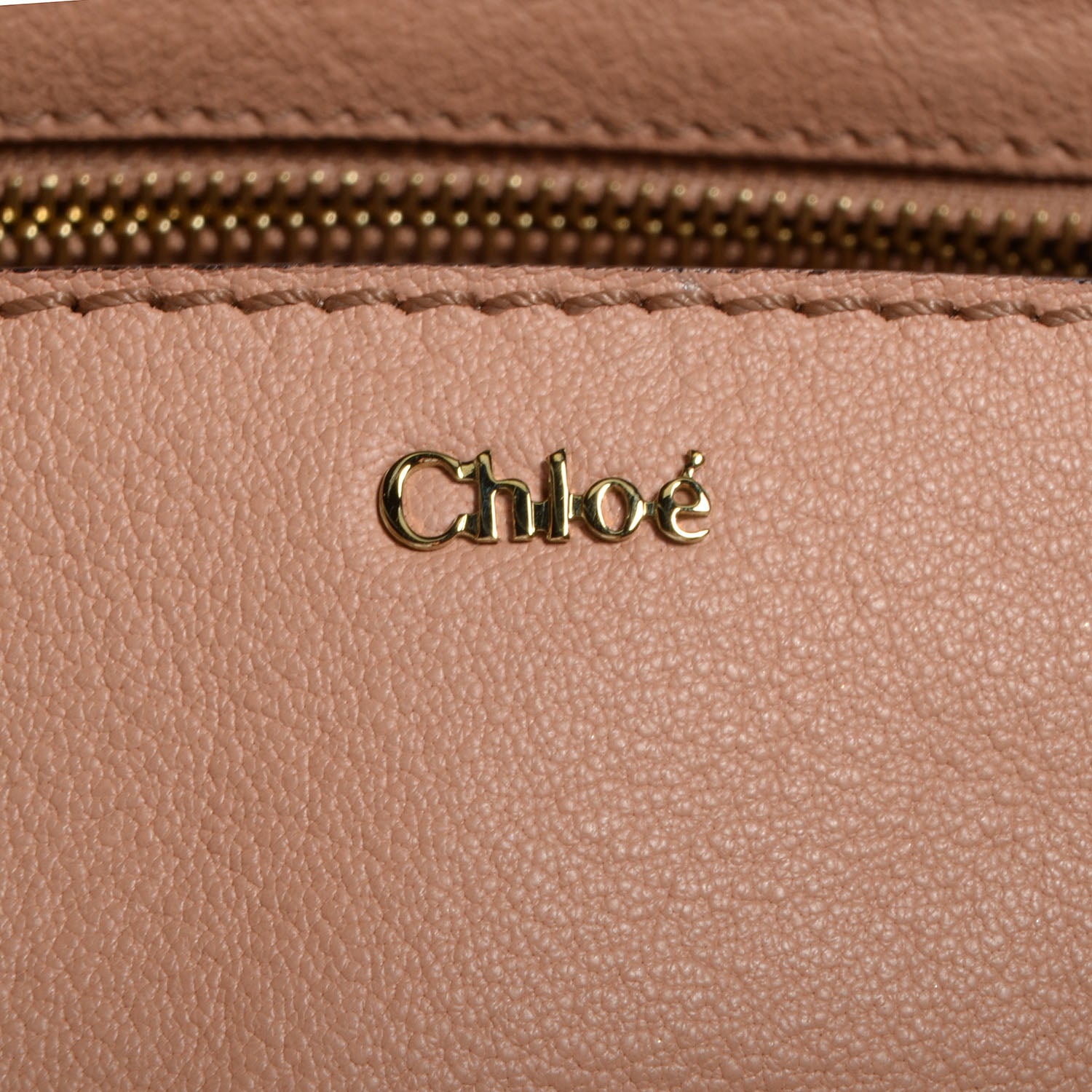Chloe Leather Elsie Satchel Blush 8 of 9