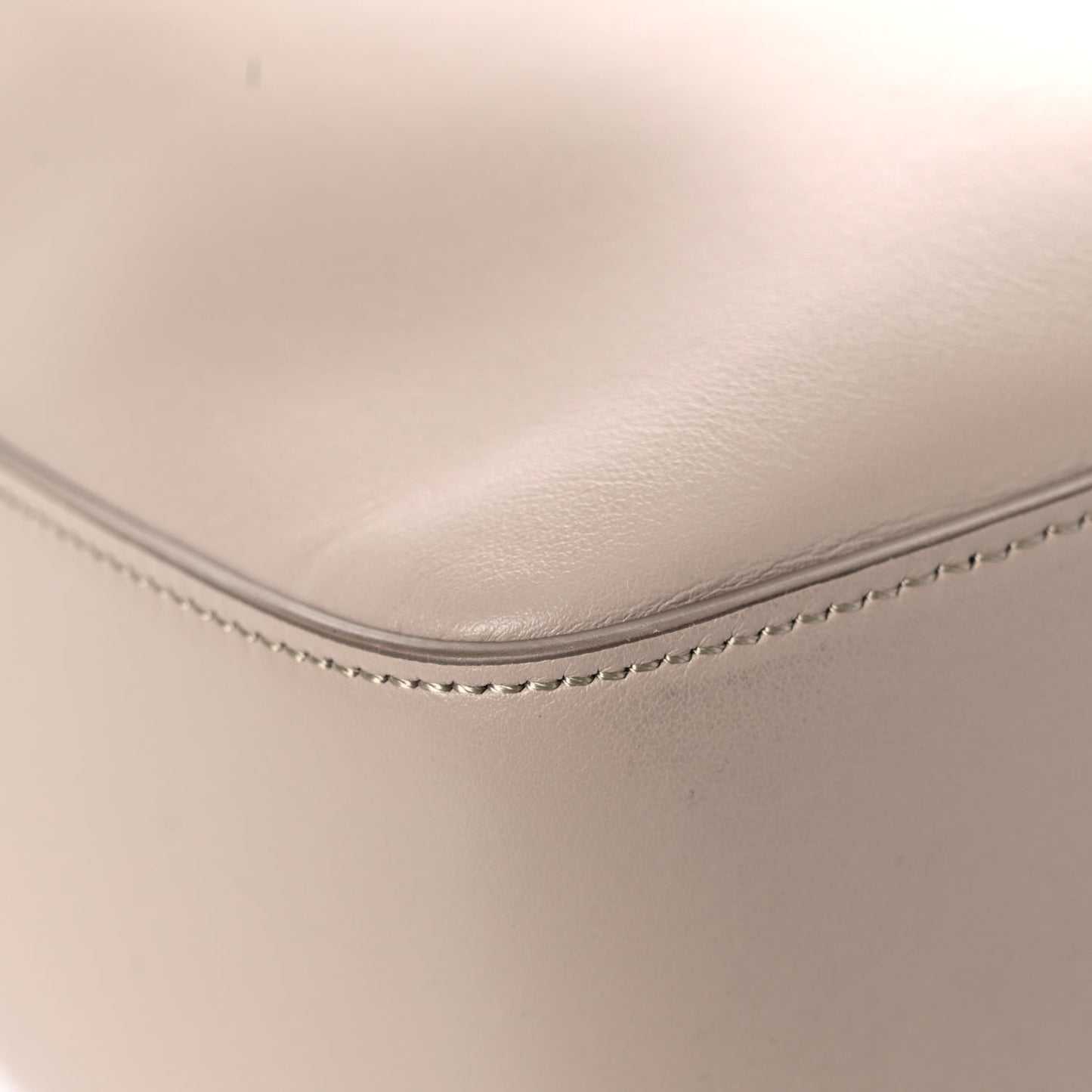 Smooth Calfskin Medium Moon Cut Out Shoulder Bag Dune