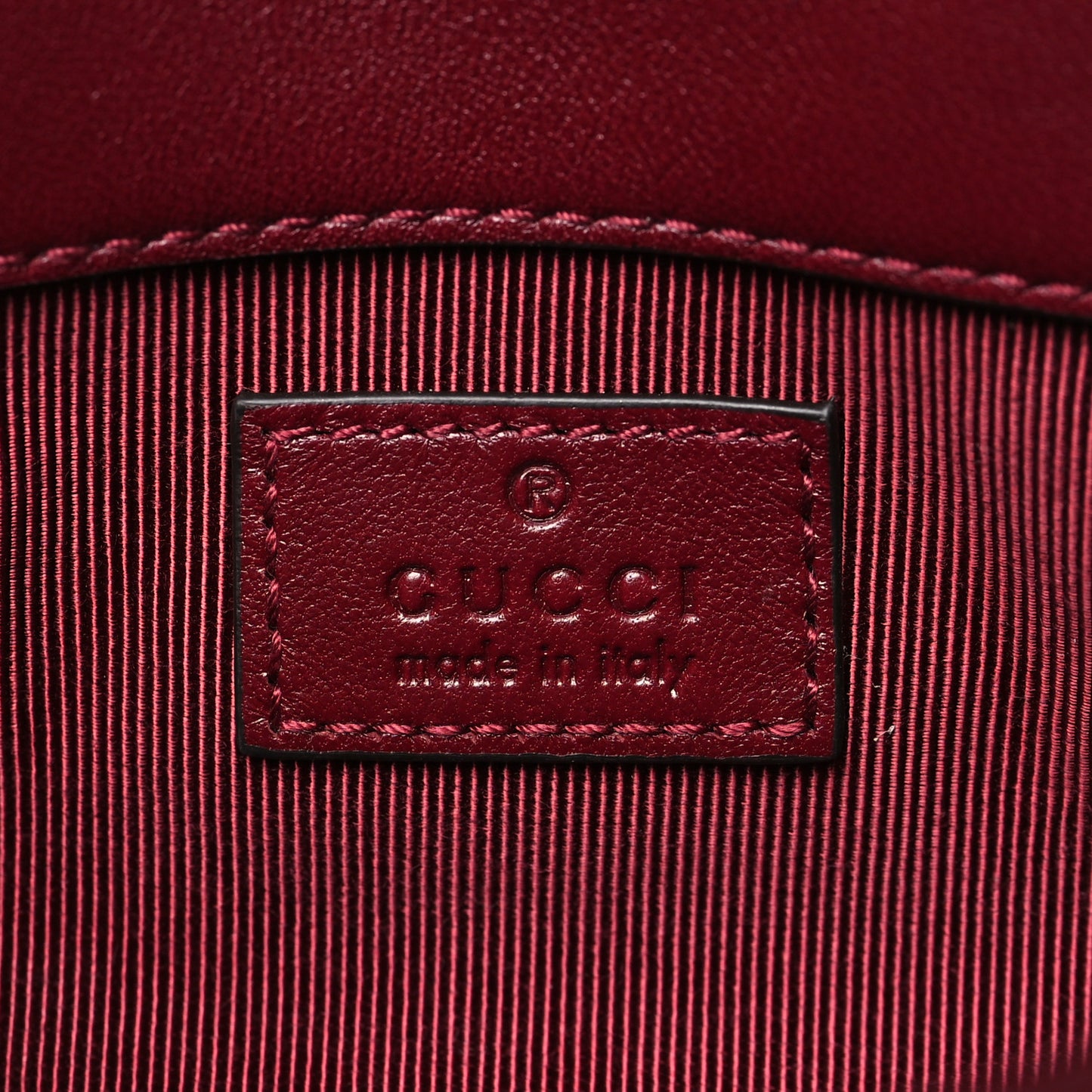 Lambskin Matelasse Mini GG Marmont Shoulder Bag Rosso Ancora
