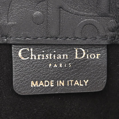 Christian Dior Oblique Calfskin Embossed Large Book Tote Black 6 of 16