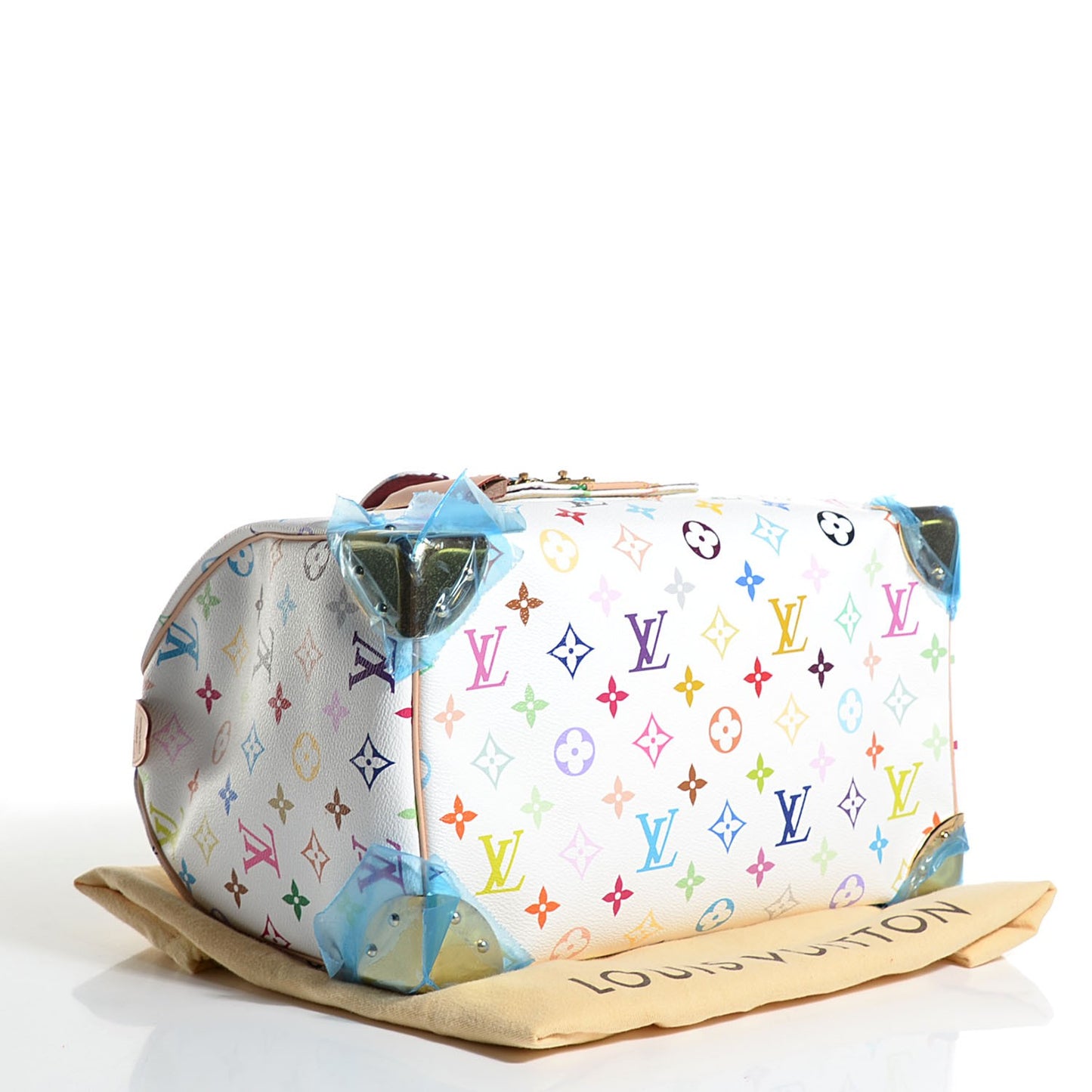 Monogram Multicolor Speedy 30 White