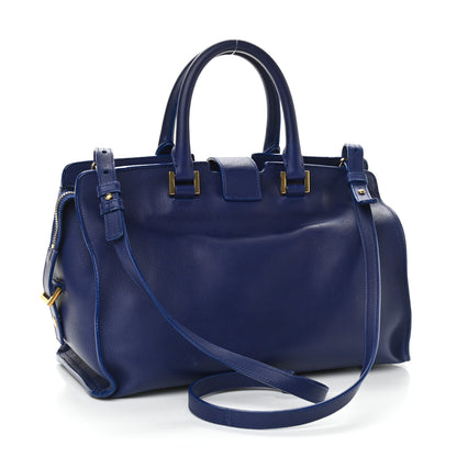 Saint Laurent Calfskin Small Classic Y Cabas Navy 3 of 15