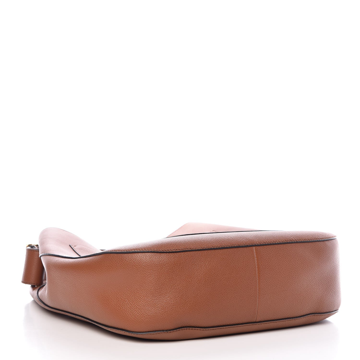 Burberry Grainy Calfskin Small Elmstone Hobo Tan 4 of 7