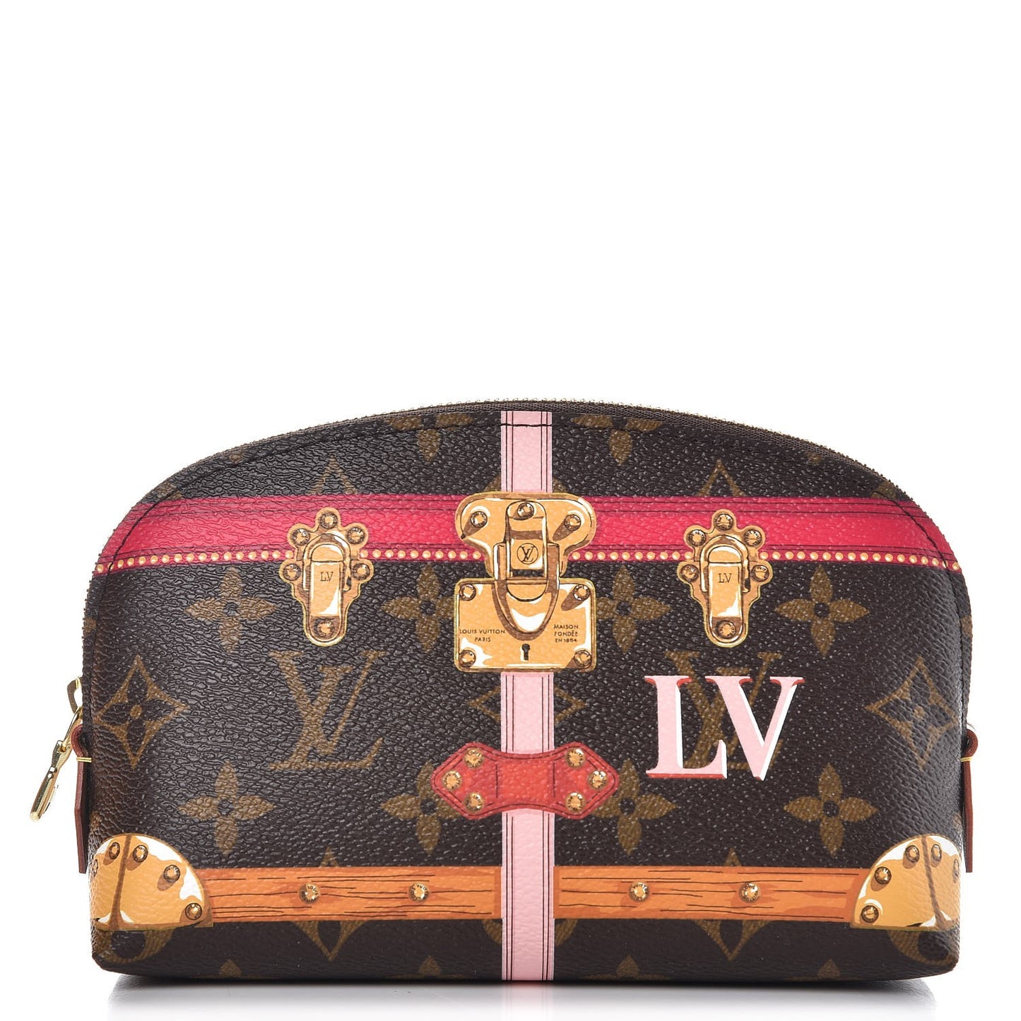 Monogram Summer Trunks Cosmetic Pouch PM