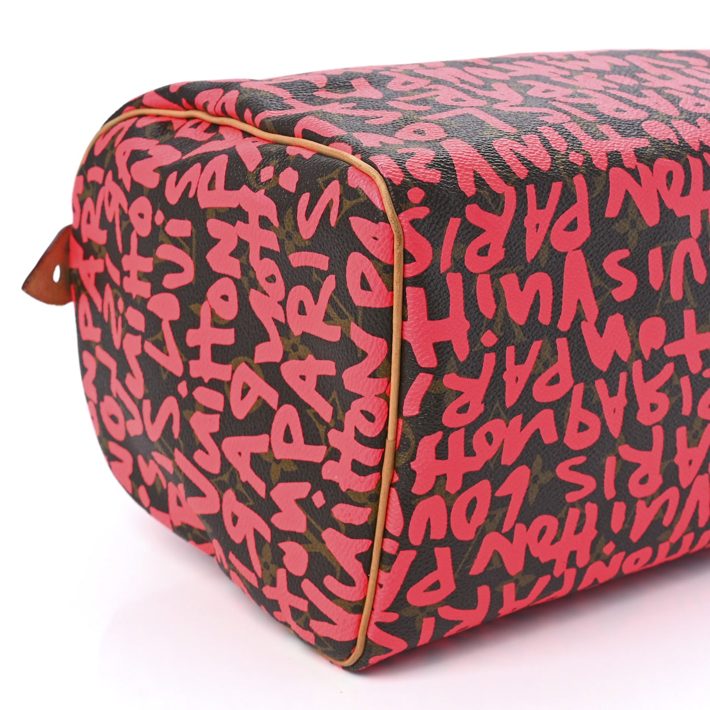 Monogram Graffiti Speedy 30 Fuchsia