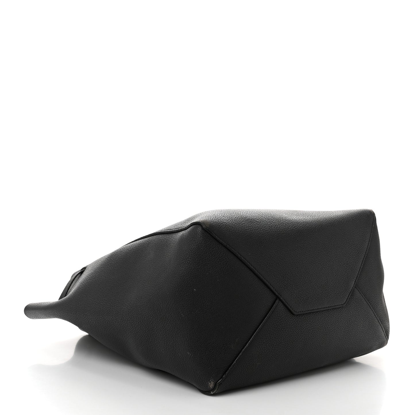 Soft Grained Calfskin Medium Belt Cabas Phantom Medium Grey