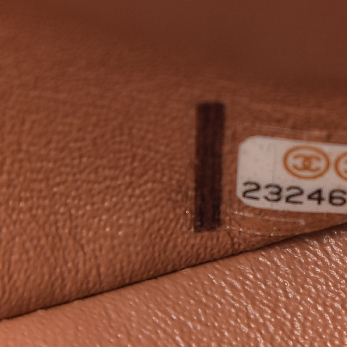 Lambskin Quilted Medium Double Flap Brown