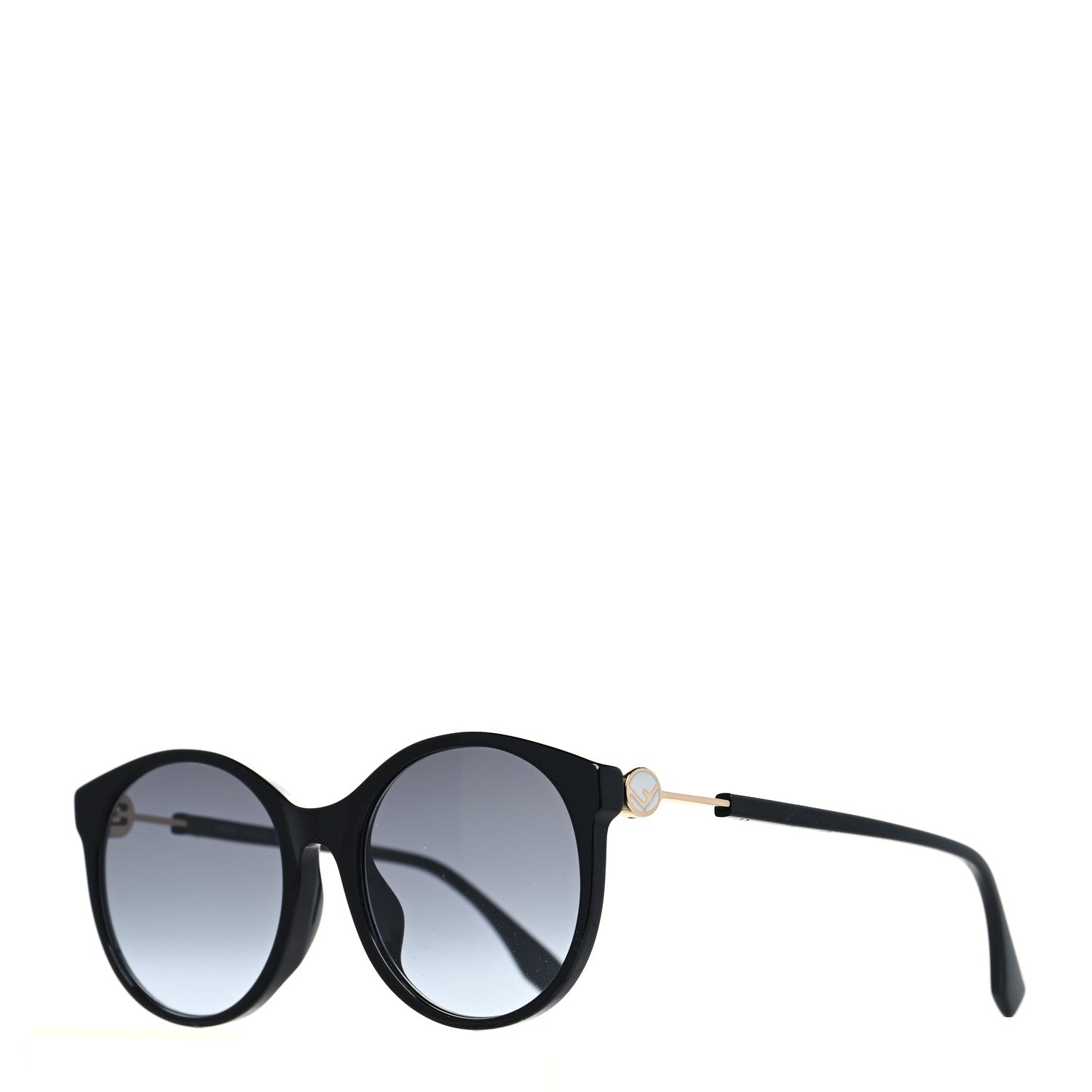 Fendi Acetate F Is Fendi FF Sunglasses FF 0362/F/S Black 1 of 7