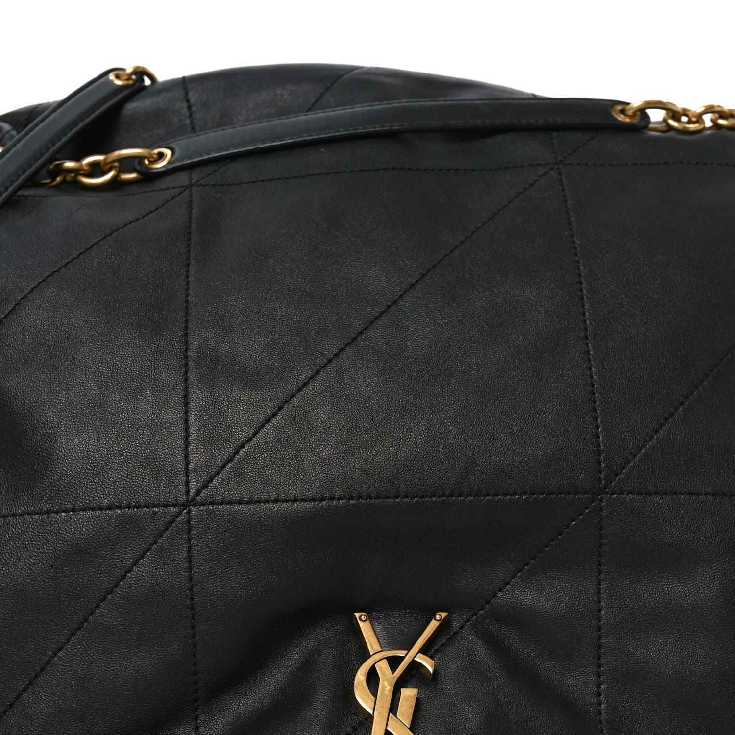 Saint Laurent Lambskin Matelasse Monogram Large Jamie 4.3 Black 7 of 9