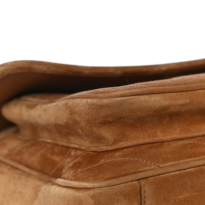 Saint Laurent Suede Monogram Medium Niki Chain Satchel Cinnamon 10 of 12