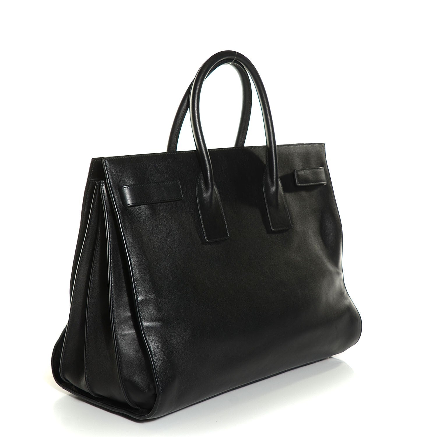 Saint Laurent Calfskin Large Sac de Jour Carryall Black 3 of 9