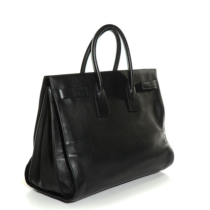 Saint Laurent Calfskin Large Sac de Jour Carryall Black 3 of 9