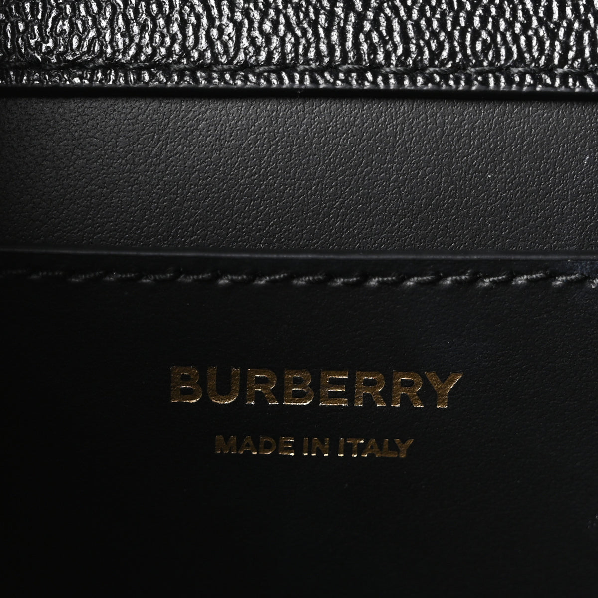 Burberry Derby Calfskin House Check Mackford Crossbody Bag Black 4 of 8