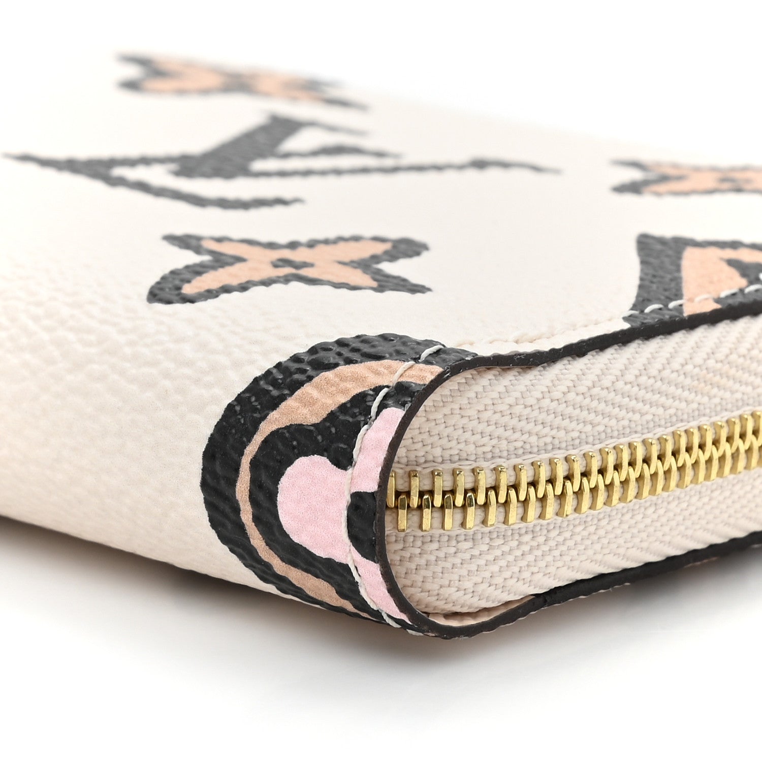 Louis Vuitton Monogram Giant Wild At Heart Zippy Coin Purse Creme 8 of 10