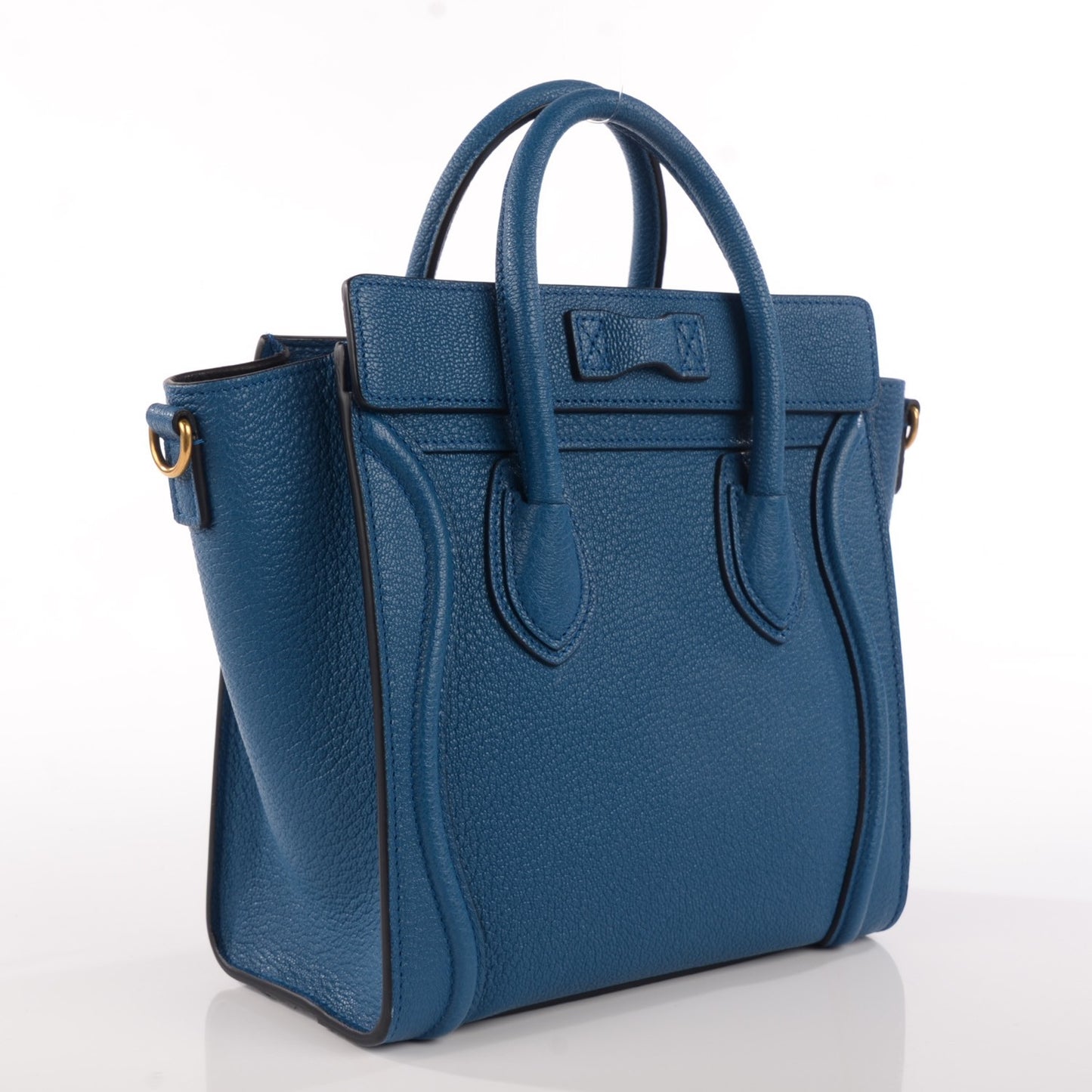 Goatskin Nano Luggage Deepsea