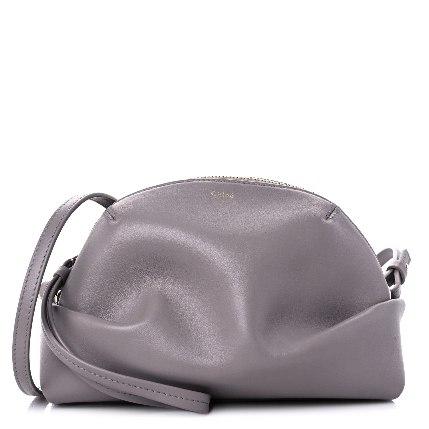 Chloe Calfskin Mini Judy Shoulder Bag Cashmere Grey 1 of 11