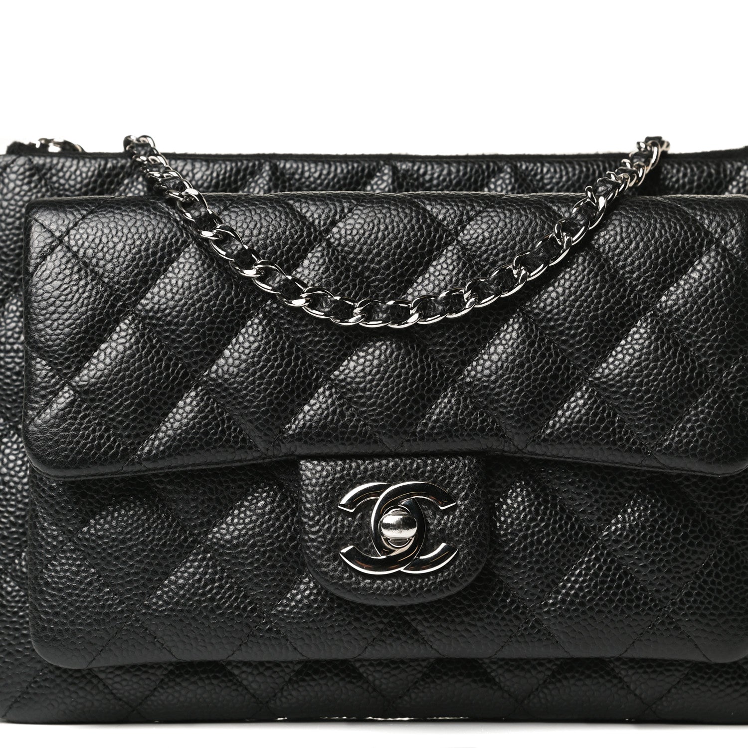 Chanel Caviar Quilted Daily Zip Crossbody Bag Black 8 of 14