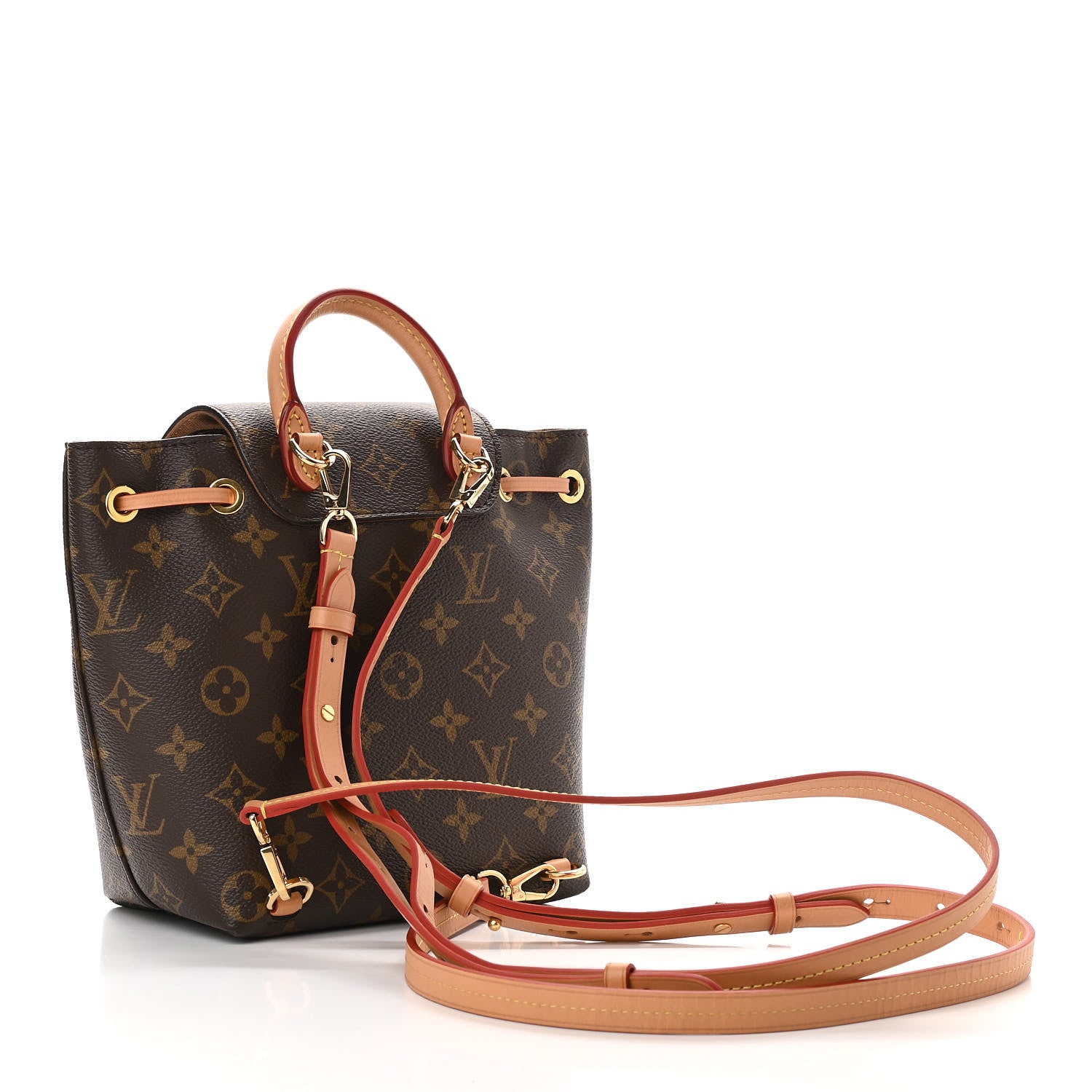 Louis Vuitton Monogram Montsouris BB Backpack Natural 3 of 9