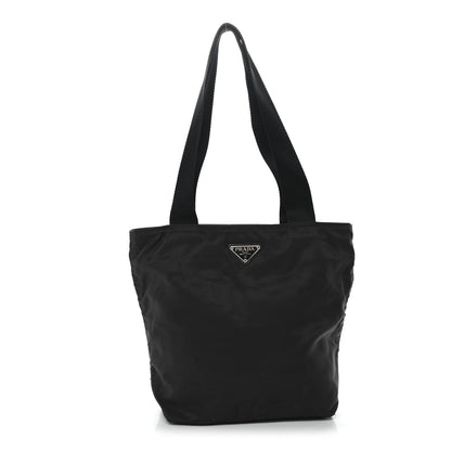 Prada Tessuto Nylon Triangle Tote Mimetico Black 1 of 13