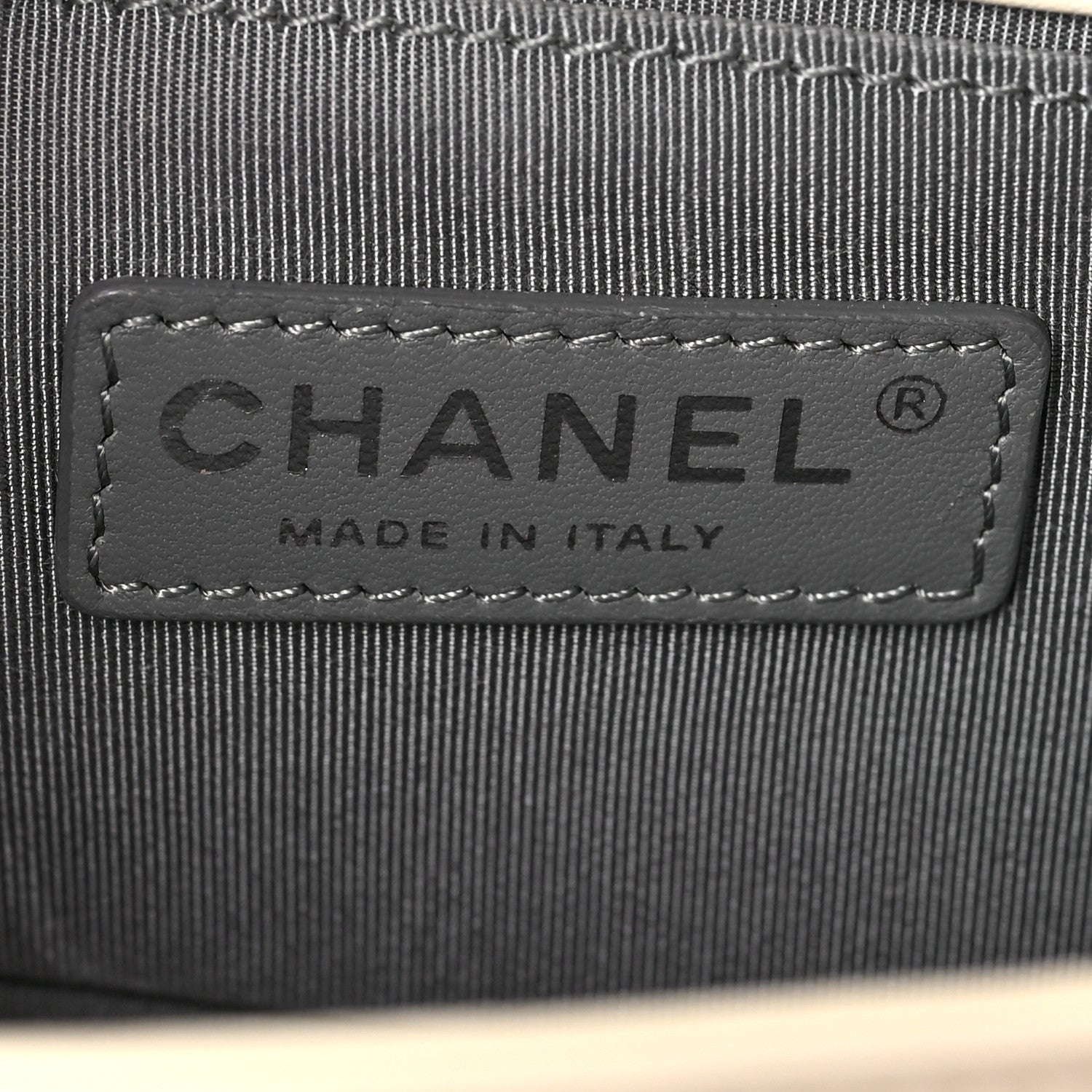 Chanel Calfskin Chevron Quilted Small Boy Flap White 6 of 9