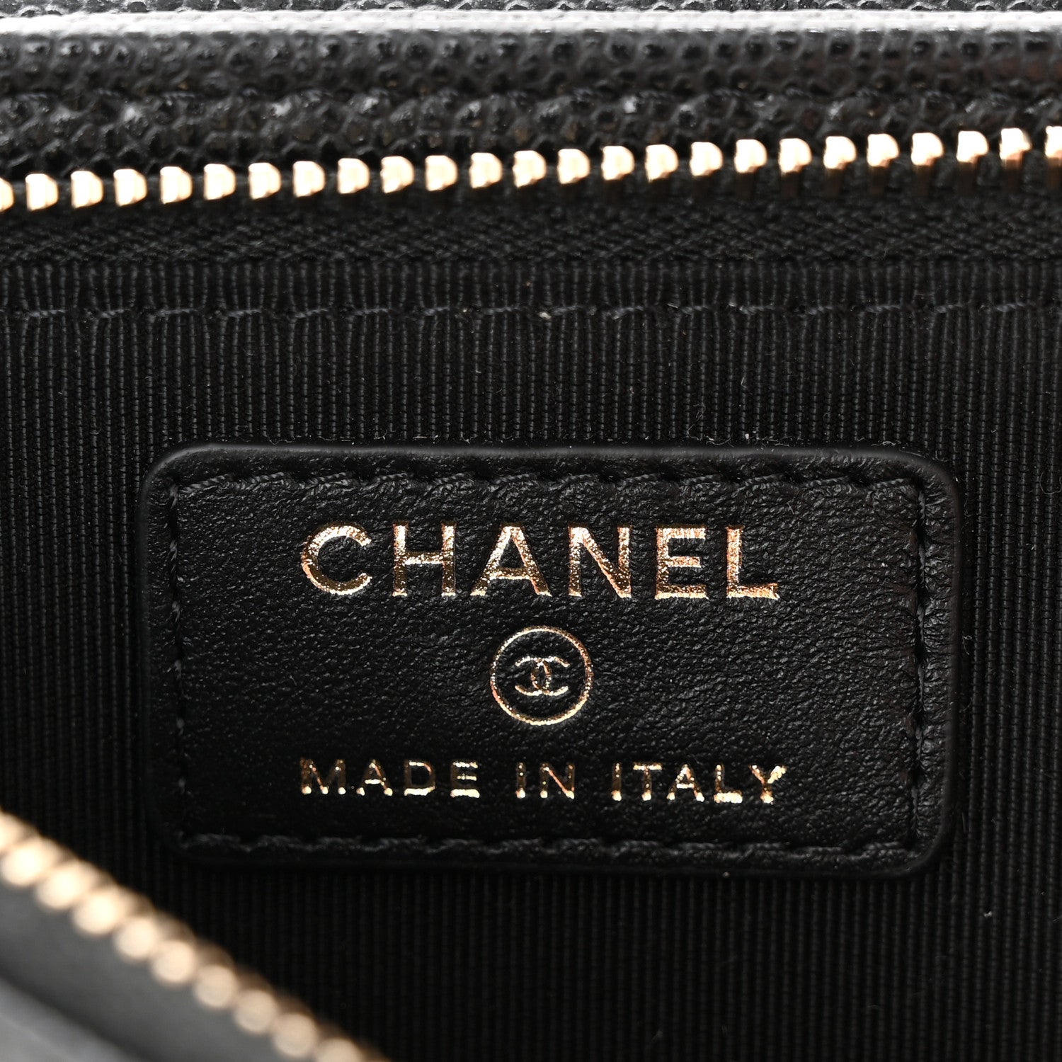 Chanel Caviar Quilted Zip Phone Case Black 7 of 11