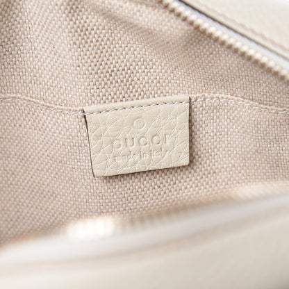 Gucci Pebbled Calfskin Small Soho Disco Bag Off White 6 of 10