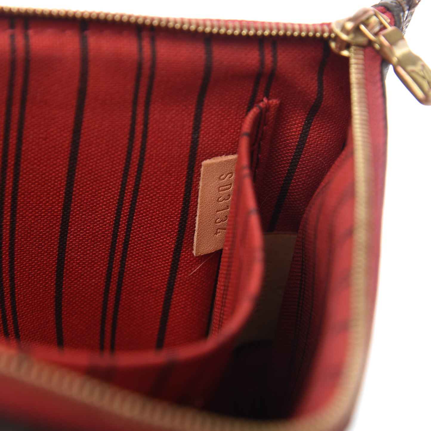 Monogram Neverfull MM GM Pochette Cherry
