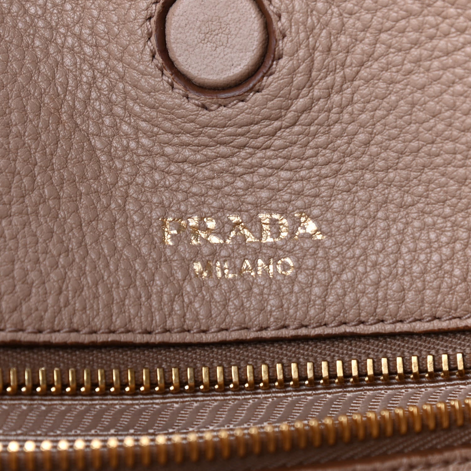 Prada Vitello Daino Pocket Shopping Tote Cammeo 6 of 9