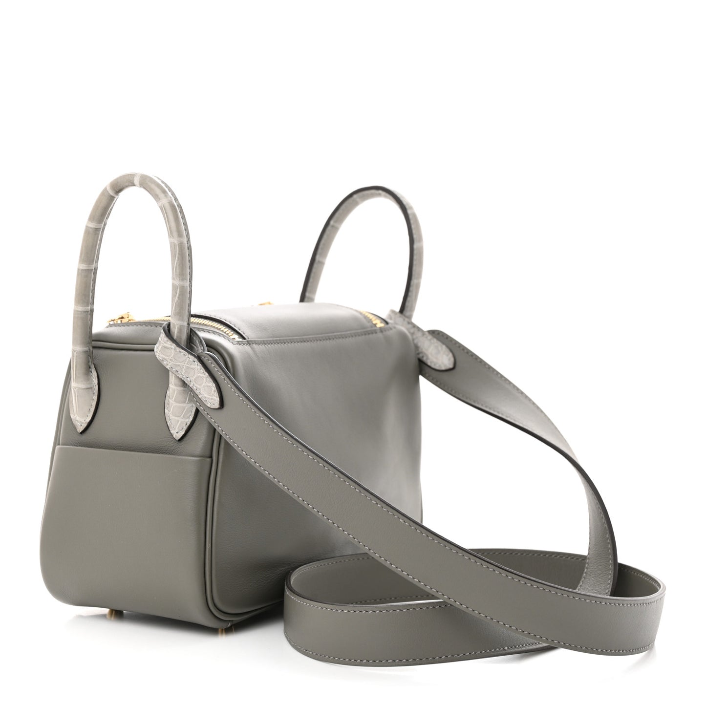 Swift Matte Alligator Mini Touch Lindy 20 Gris Meyer