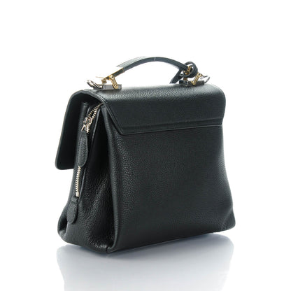 Balenciaga Grained Calfskin Le Dix Mini Soft Cartable Crossbody Black 3 of 8