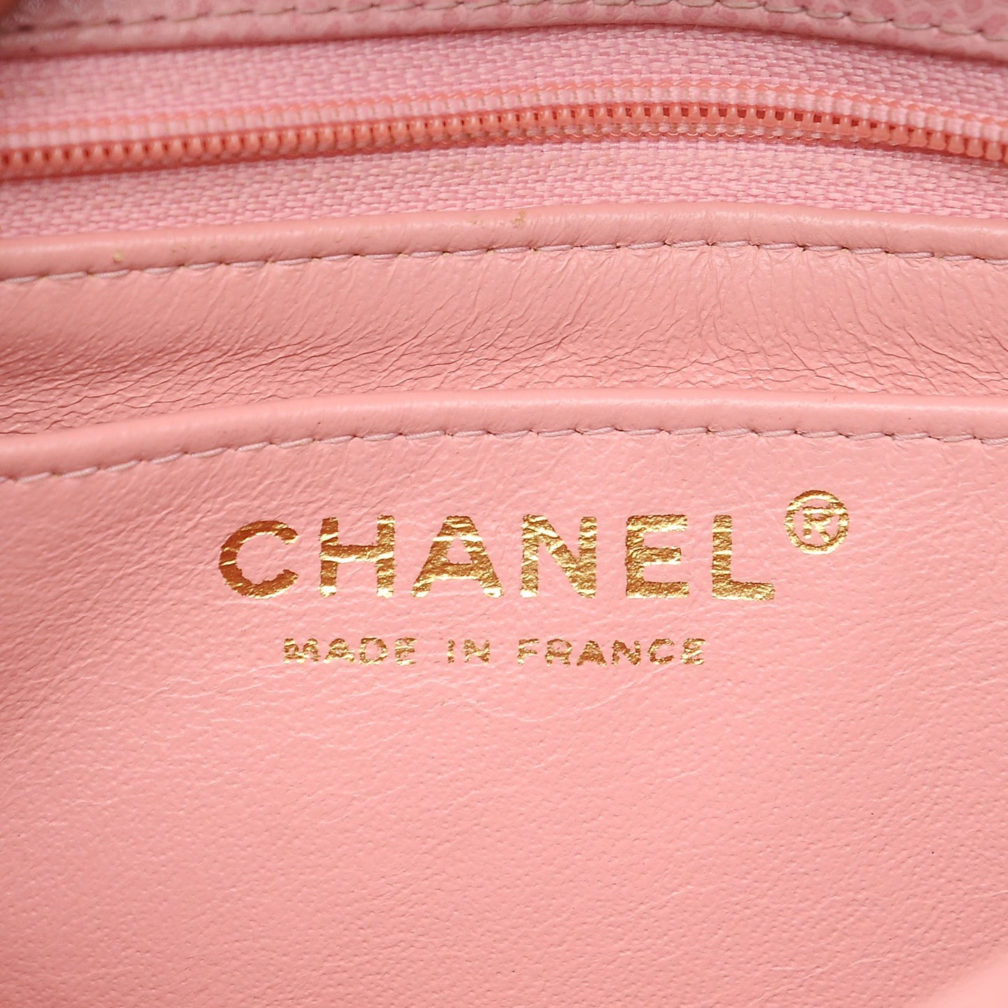 Caviar Quilted Mini Square Flap Pink