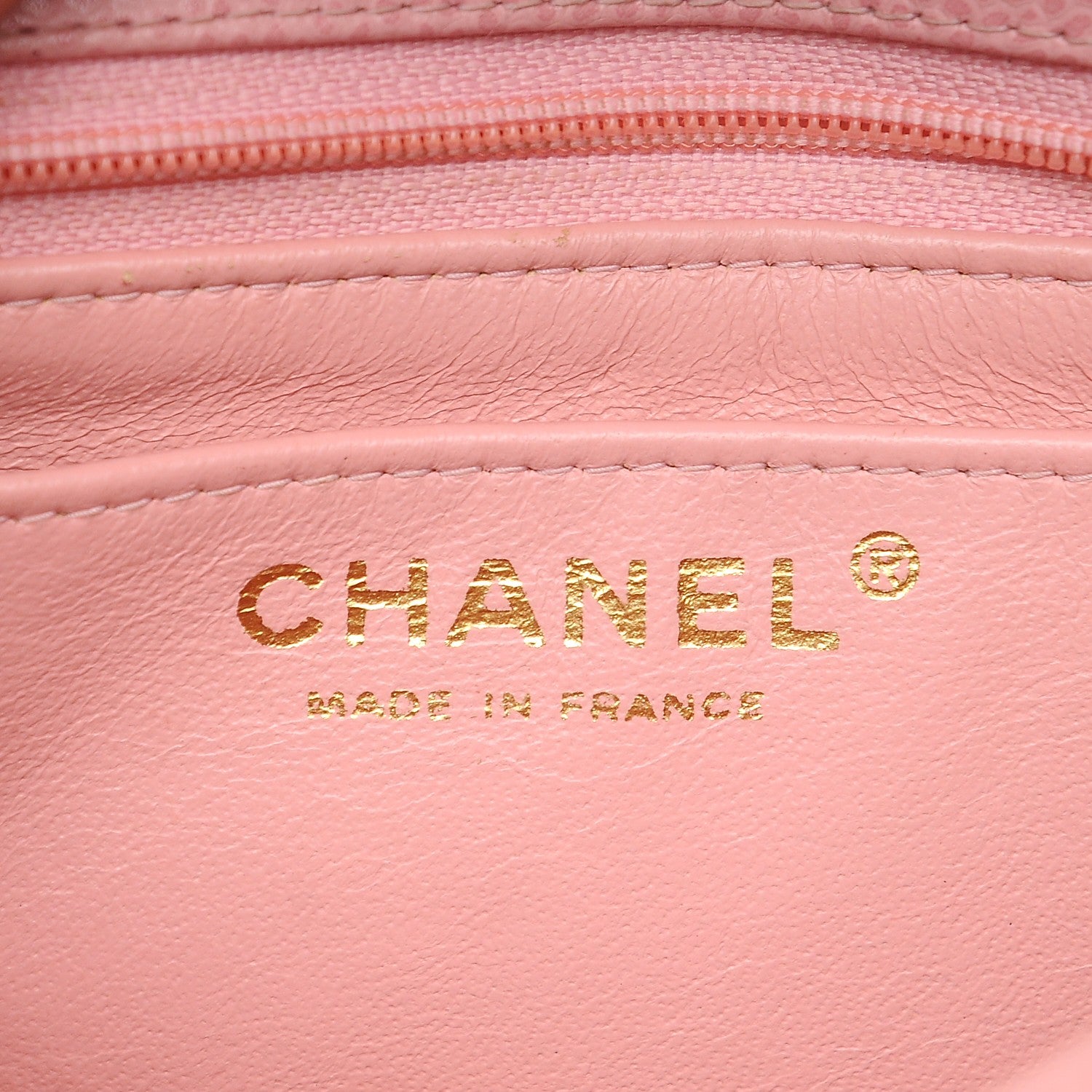 Chanel Caviar Quilted Mini Square Flap Pink 6 of 7
