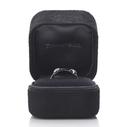 Tiffany 18K White Gold Diamond Signature X Ring 53 6.5 4 of 4