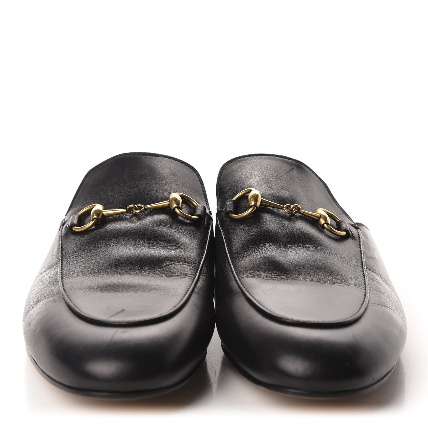 Gucci Calfskin Womens Princetown Slippers 40 Black 2 of 9
