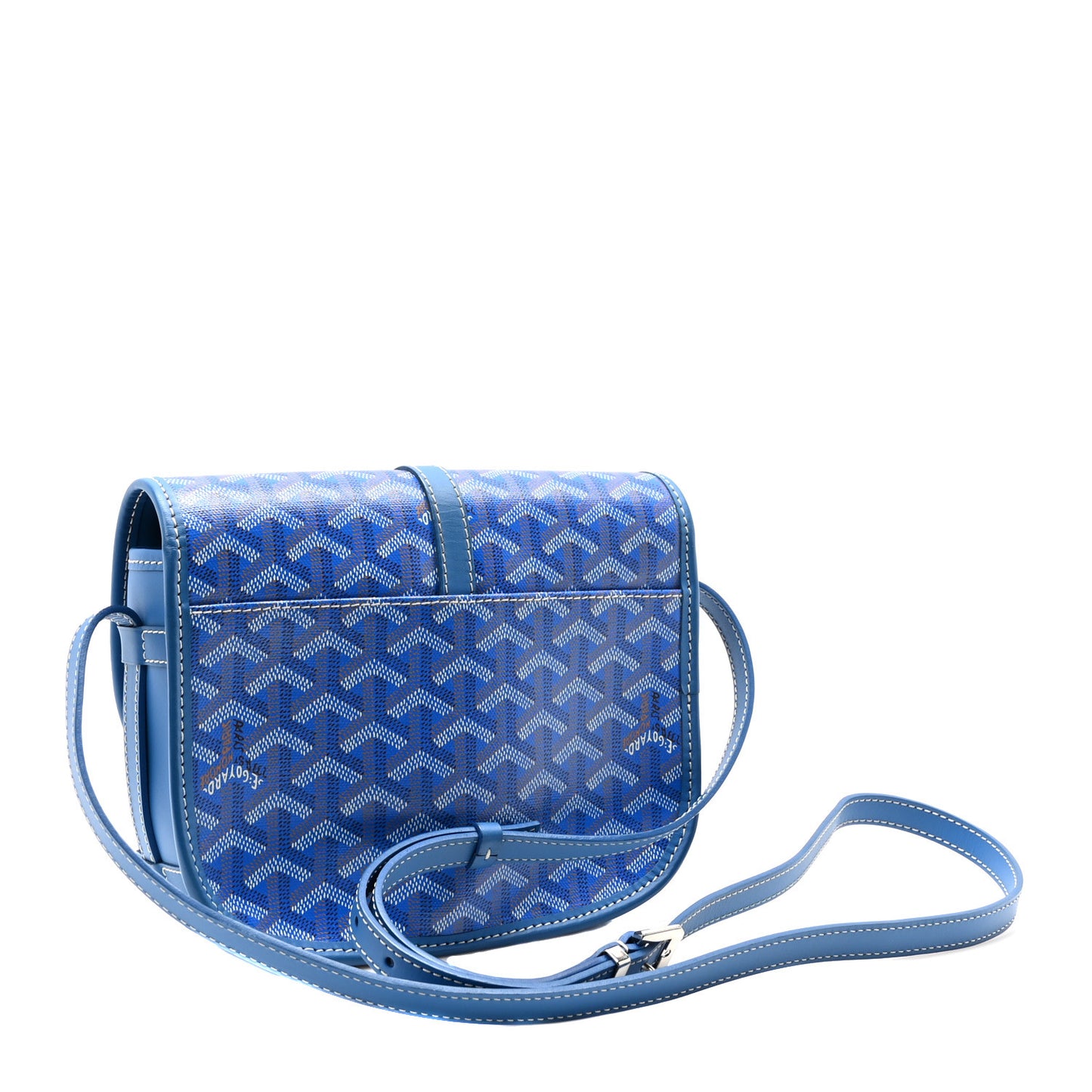 Goyardine Belvedere II PM Messenger Bag Sky Blue
