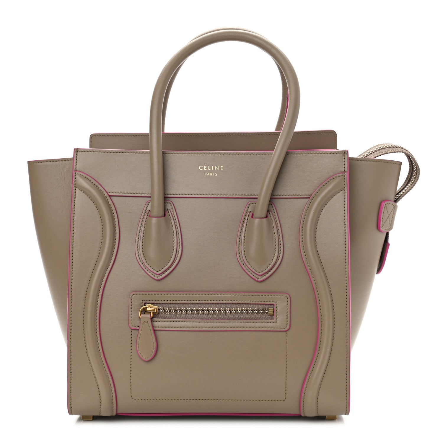 Celine Smooth Calfskin Micro Luggage Beige 1 of 9