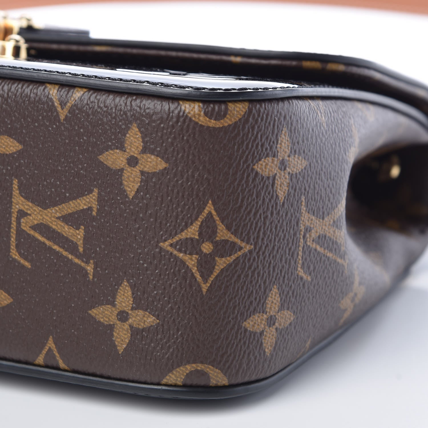 Louis Vuitton Patent Calfskin Monogram Cherrywood BB Black 8 of 8
