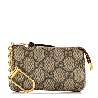 Gucci GG Supreme Monogram Key Case Brown 1 of 8