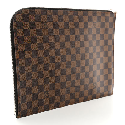 Louis Vuitton Savane Damier Ebene Lion Chapman Pochette Jour GM 3 of 7