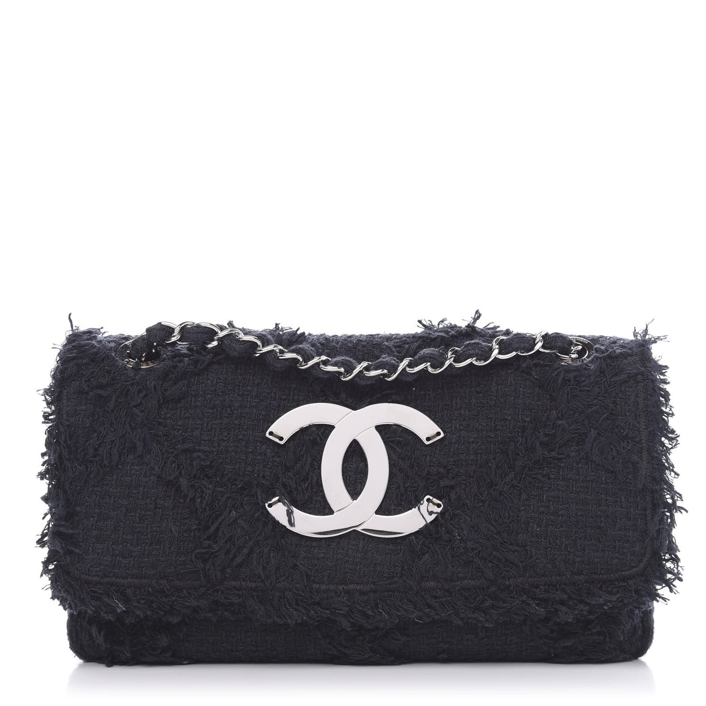 Tweed Small Nature Flap Black