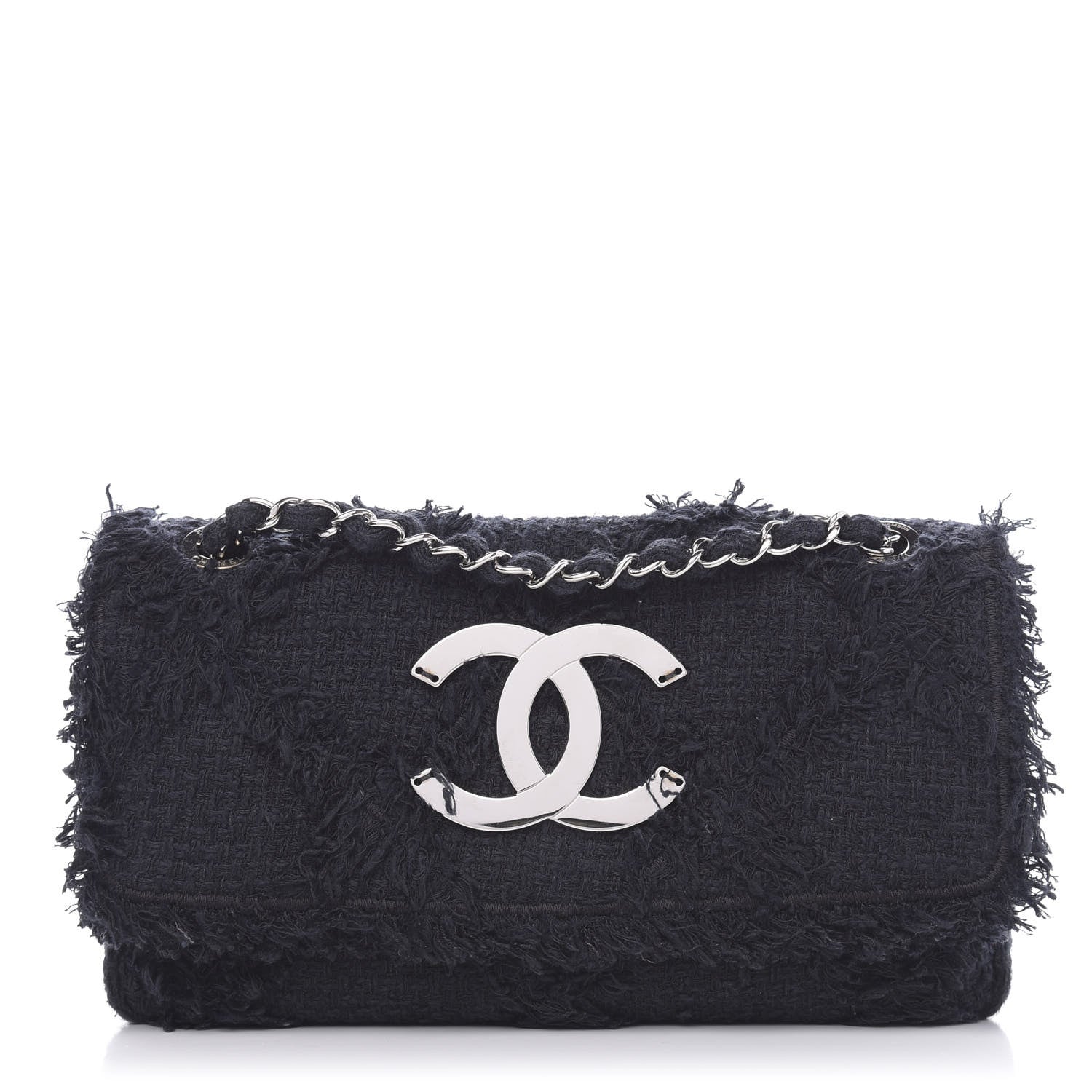 Chanel Tweed Small Nature Flap Black 1 of 9