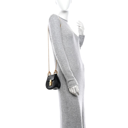 Chloe Grained Lambskin Nano Drew Shoulder Bag Black 2 of 11