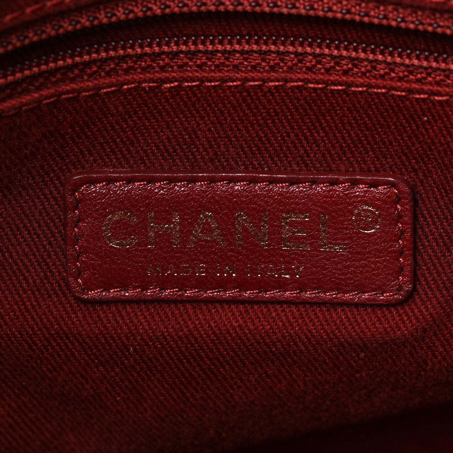 Chanel Glazed Caviar Quilted Small Shiva Tote Black 6 of 8