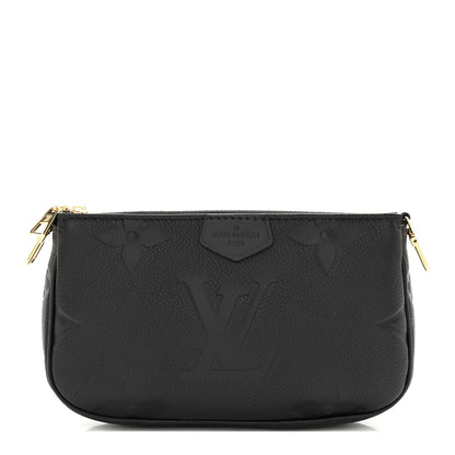 Louis Vuitton Empreinte Monogram Giant Multi Pochette Accessories Small Pochette Black 1 of 6