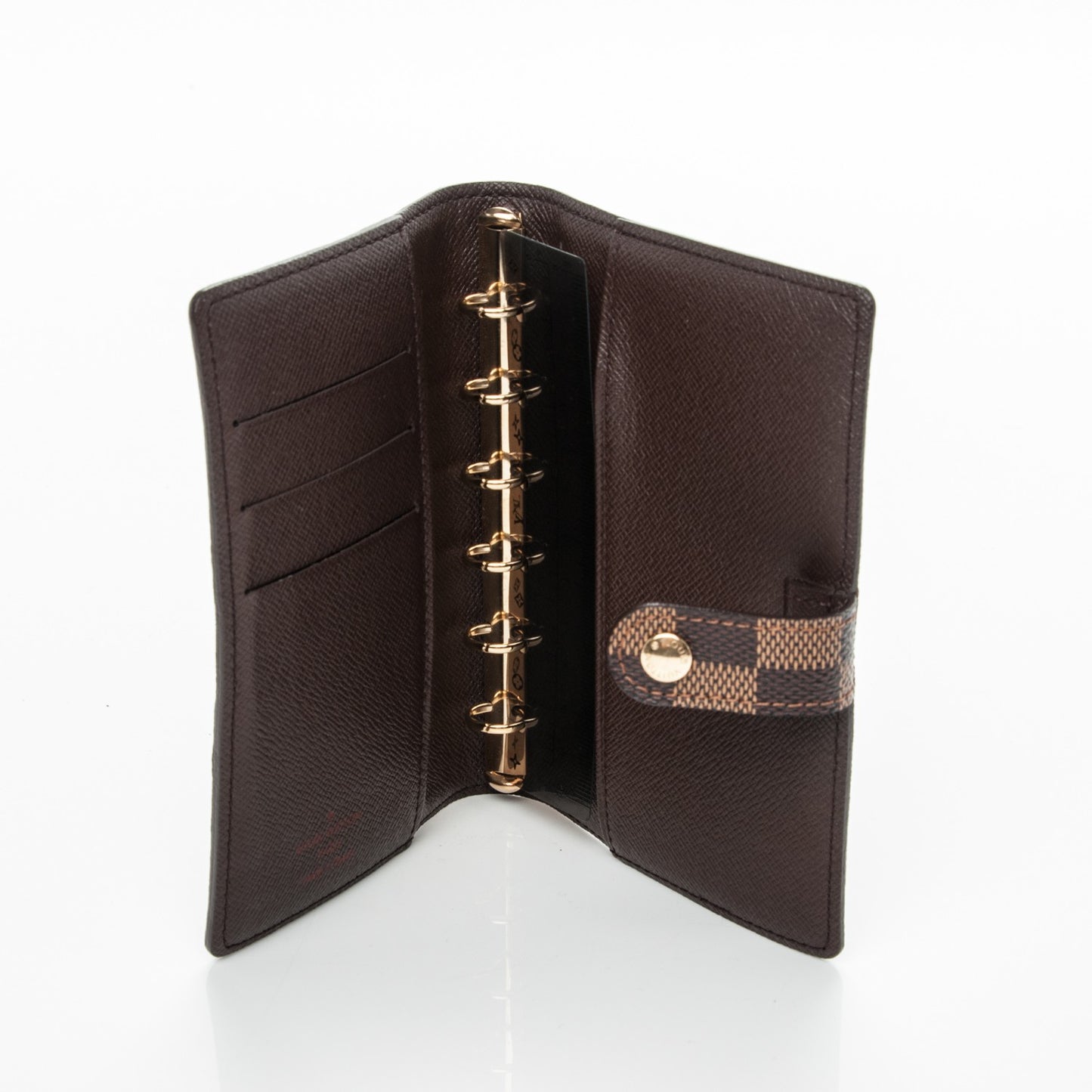 Damier Ebene Small Ring Agenda Cover