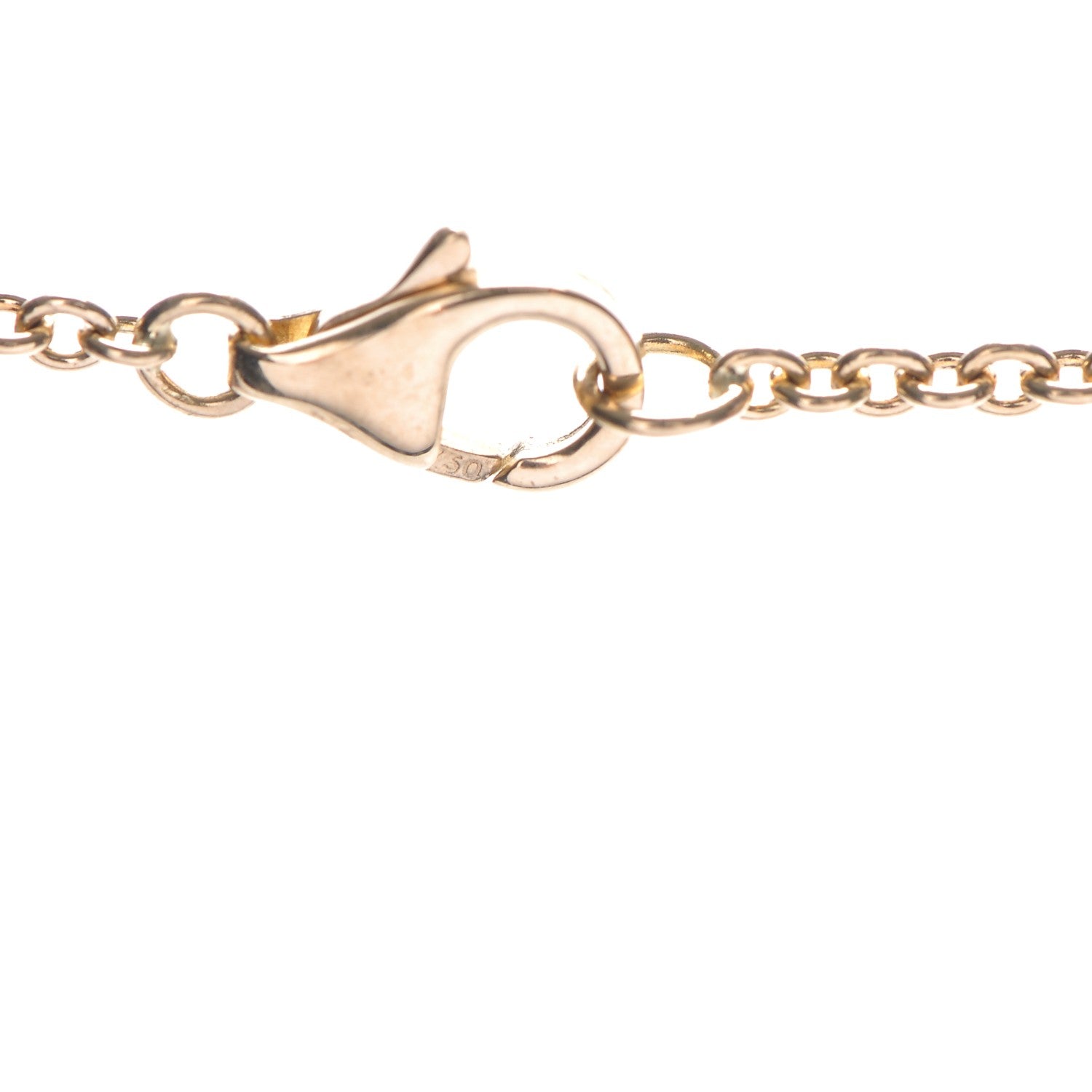 Cartier 18K Yellow Gold Interlocking LOVE Necklace 9 of 10