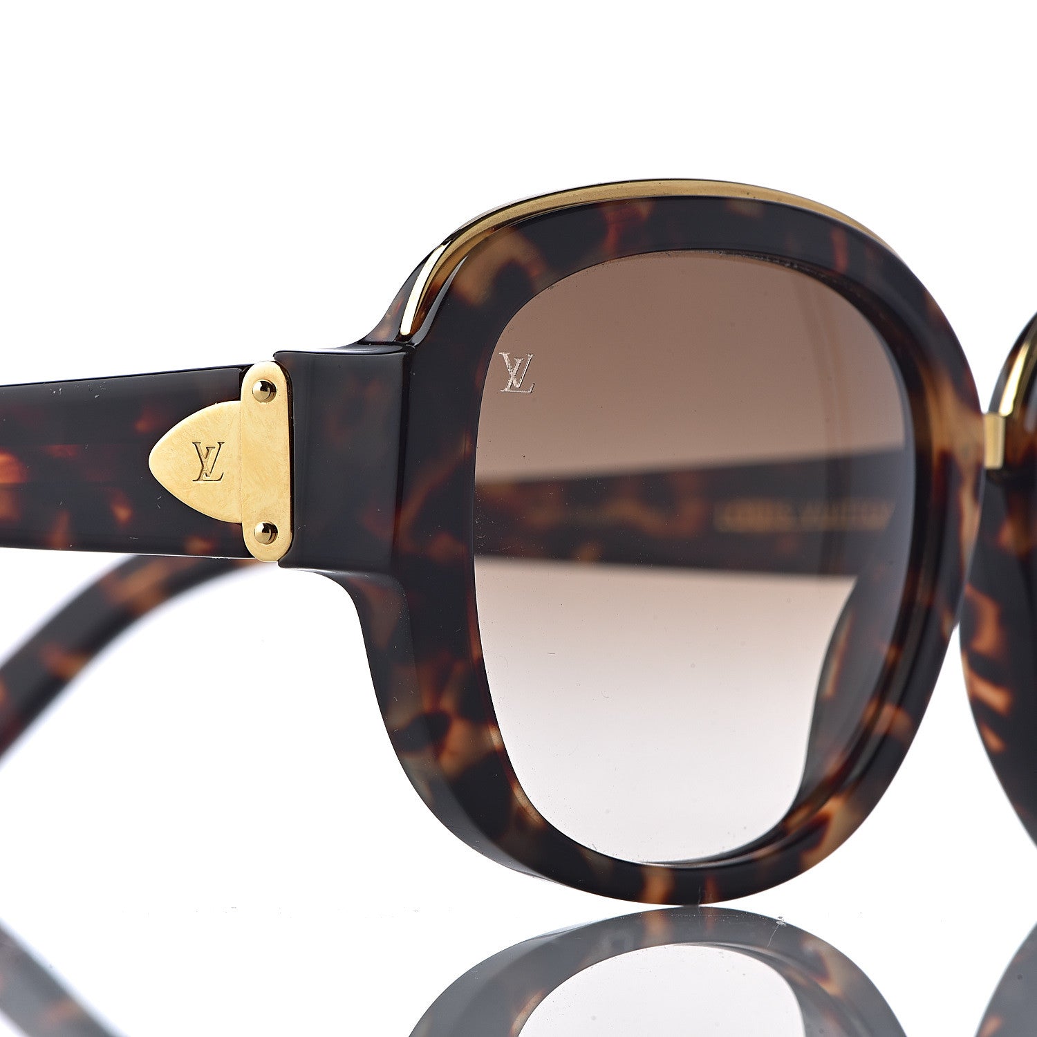 Louis Vuitton Soupcon Oval Sunglasses Z0633W Dark Tortoise 7 of 9