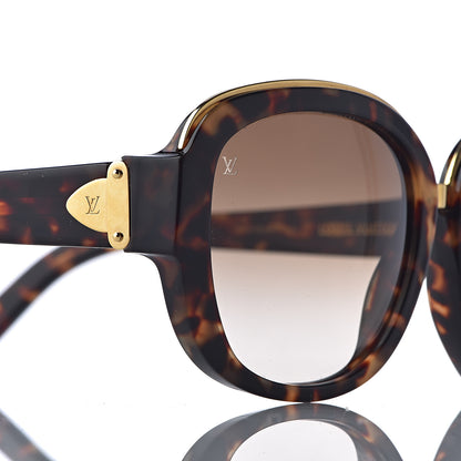 Louis Vuitton Soupcon Oval Sunglasses Z0633W Dark Tortoise 7 of 9