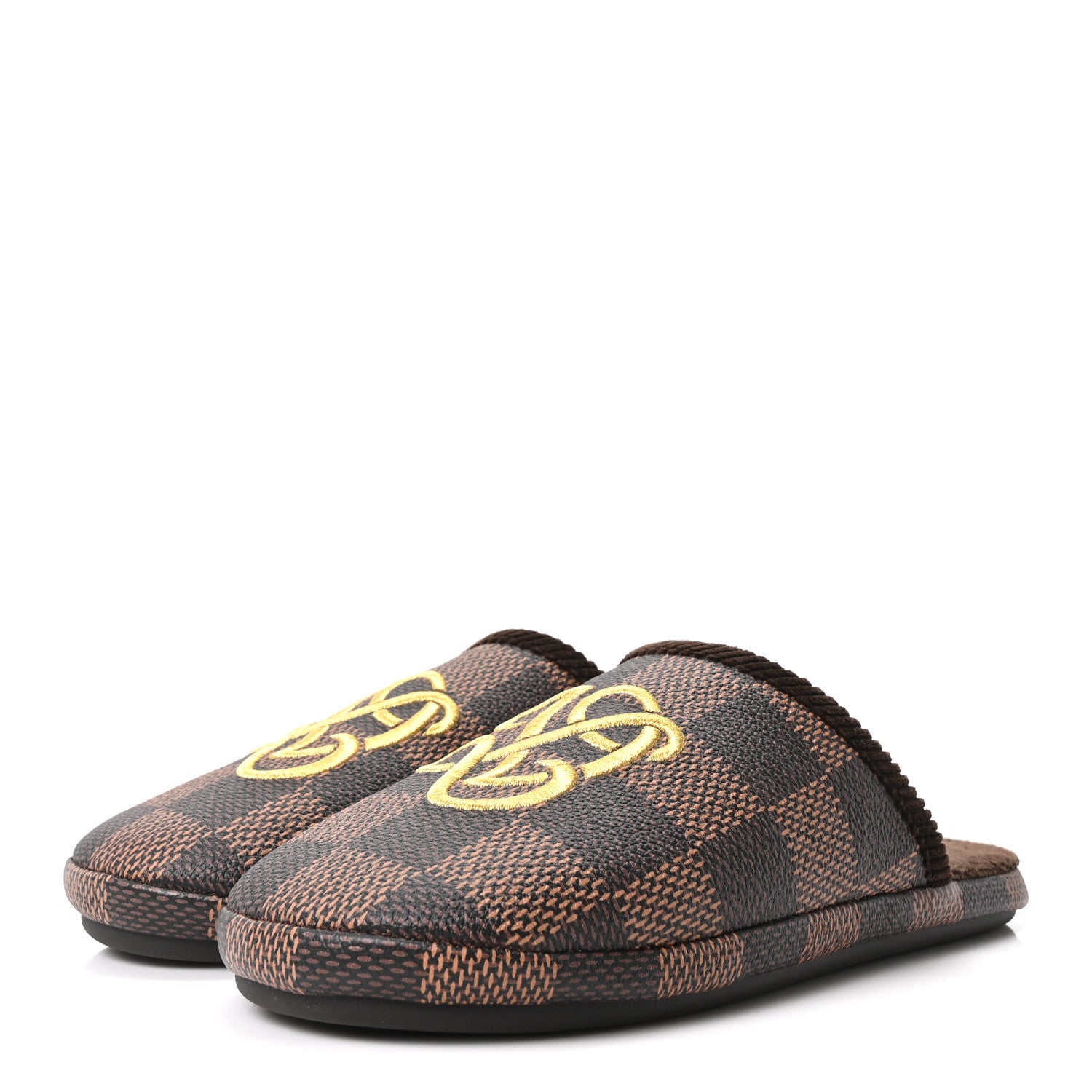 Louis Vuitton Damier Ebene Palace Slippers 7 Mocha 4 of 8